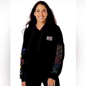 Zumba X Hello Kitty & Friends Crop Hoodie Black size Small